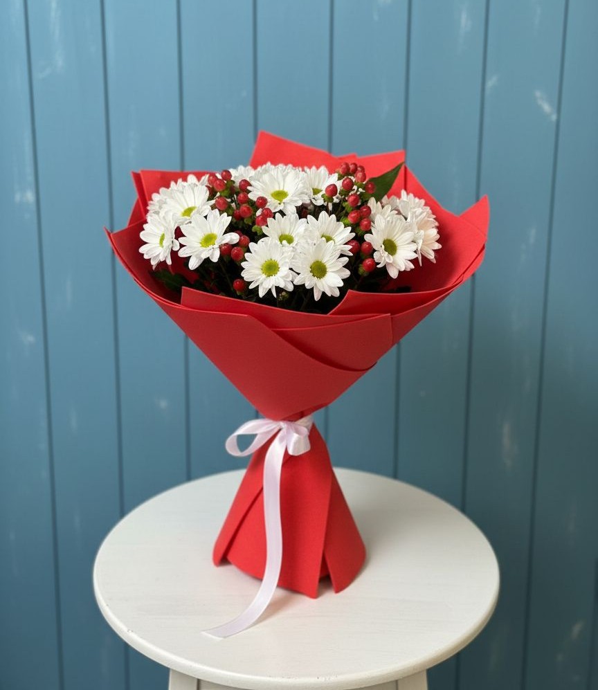 Букет цветов из: Хризантемы в Кабанске