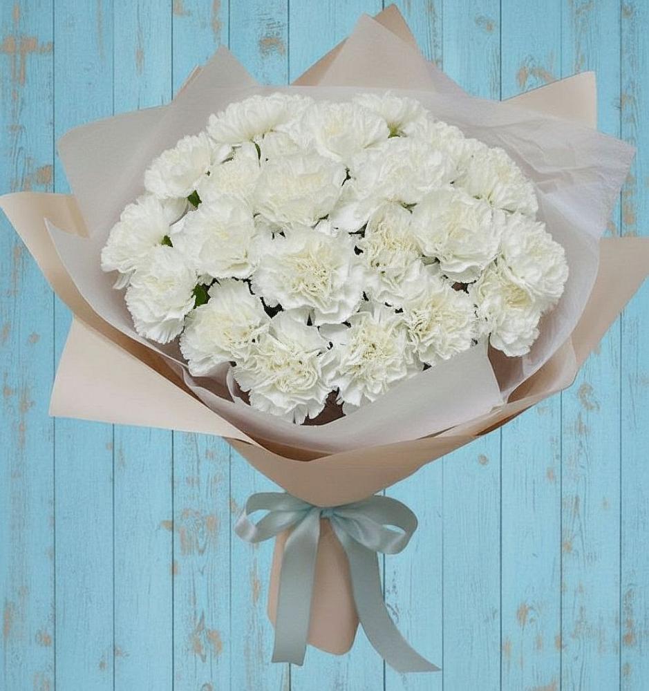 Букет цветов из: Гвоздики в Кабанске