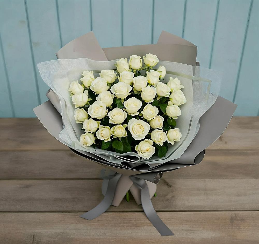 Букет Белоснежная нежность в Кабанске