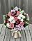 Букет цветов из: Альстромерии, Гвоздики, Розы и Хризантемы в Кабанске