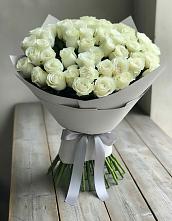 Букет 35 Белых роз в Кабанске