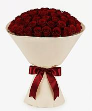 Букет 101 Бордовая роза Блэк Бакарра в Кабанске