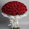 Букет 101 Красная роза Блэк Мэджик в Кабанске