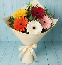 Букет цветов из:  Герберы в Кабанске
