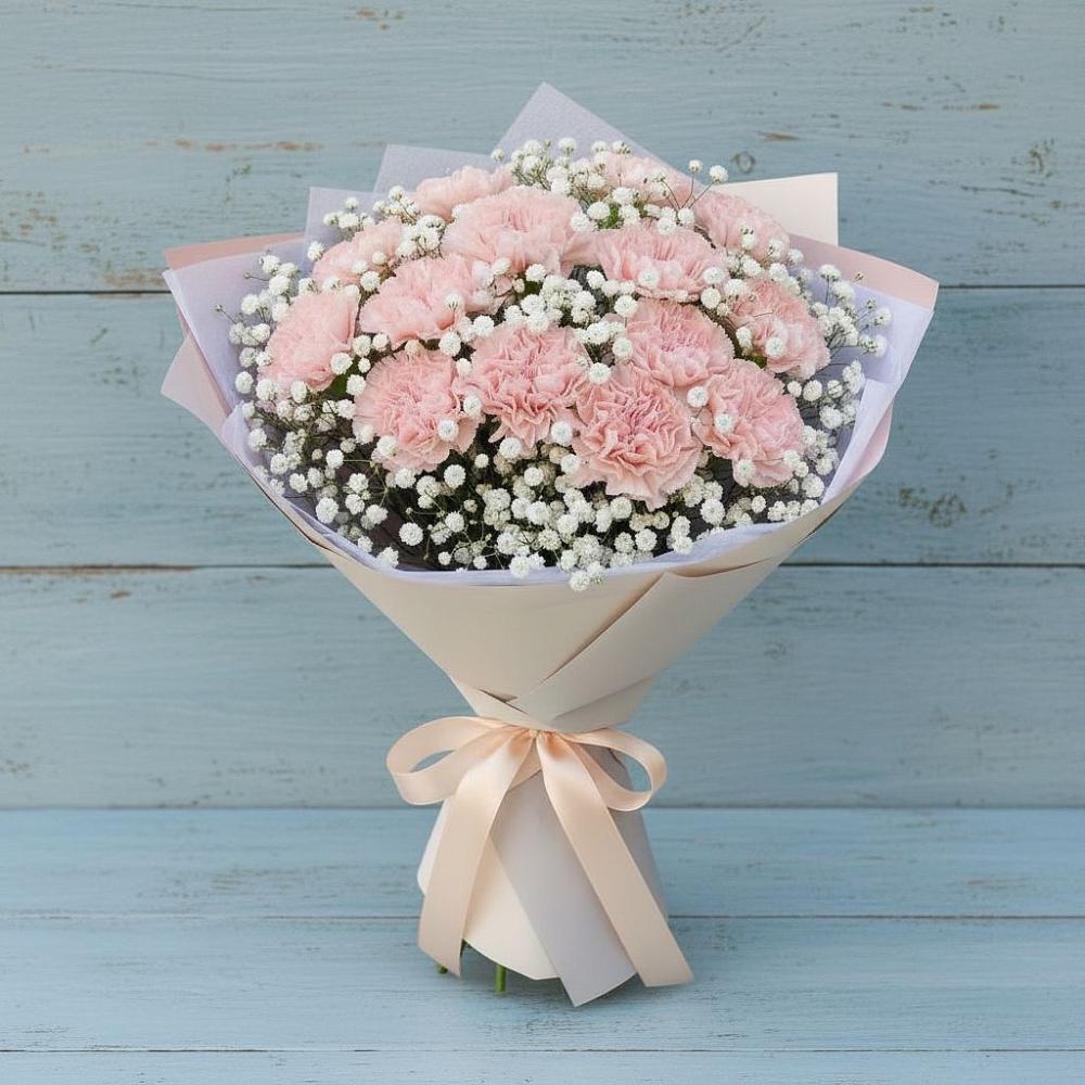 Букет цветов из: Гвоздики в Кабанске