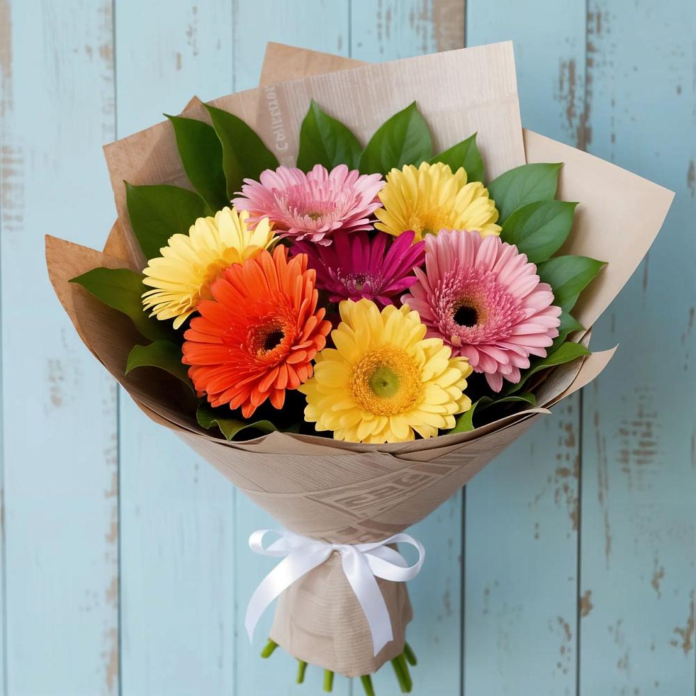 Букет цветов из: Герберы в Кабанске