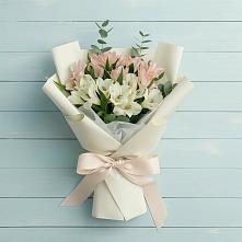 Букет цветов из:  Альстромерии в Кабанске