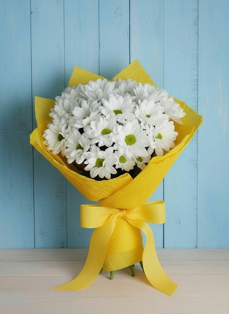 Букет цветов из: Хризантемы в Кабанске
