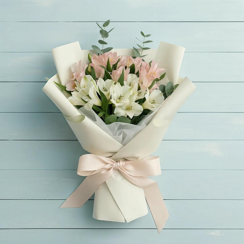 Букет цветов из: Альстромерии в Кабанске